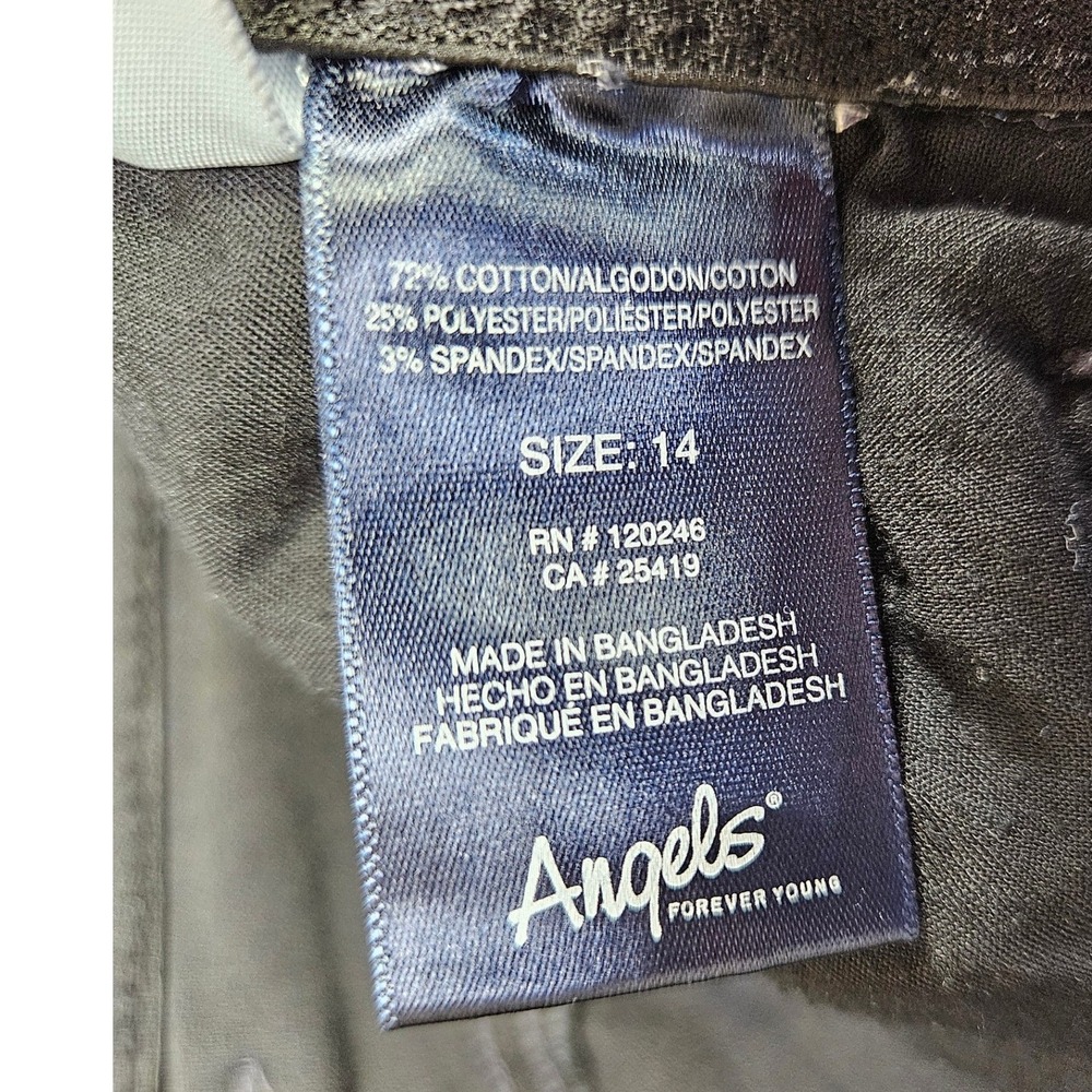 Angels Forever Young 360 Sculpt Skinny Jeans Women 14 Blue Stretch Denim - Picture 5 of 11